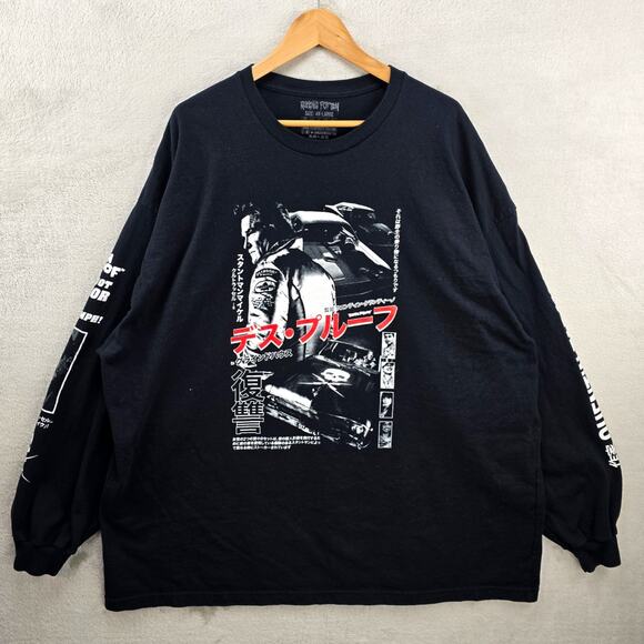 Rucking Fotten Death Proof Shirt Mens 4XL Black Movie Quentin Tarantino Horror - Picture 1 of 8